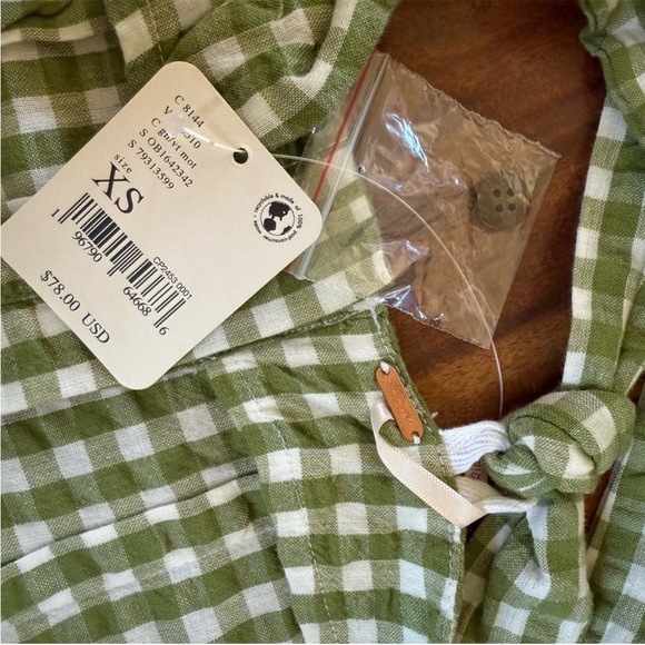 NWT Free People Dress Gingham Dress - Picture 6 of 10